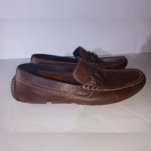 Cole Haan Shoes Mens Kelson Bit Driver Loafer Brown Leather Slip On C24715 Cole Haan Men main image 4